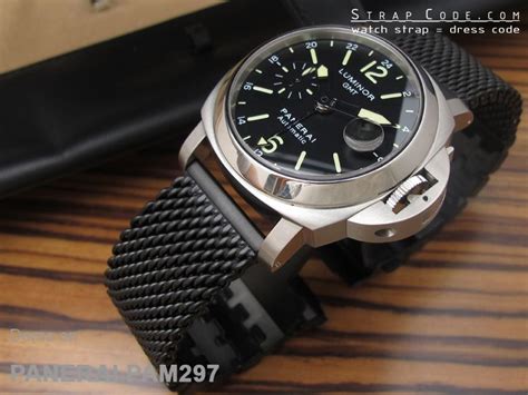 panerai mesh bracelet|panerai metal bracelets.